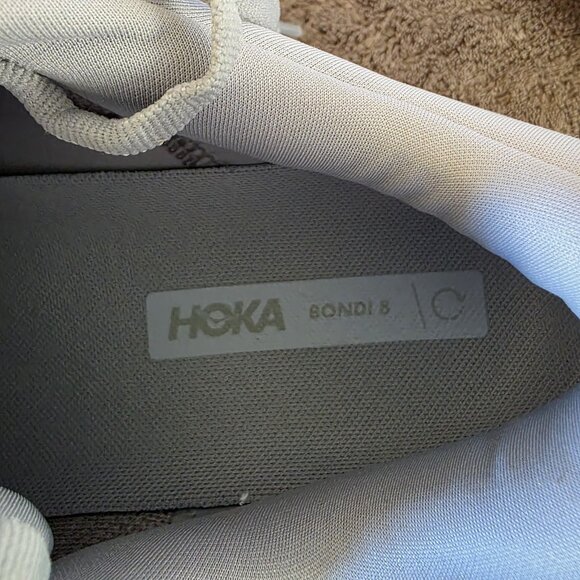 HOKA Bondi 8 Women's 12 Harbor Mist NWT Max Cushion Nurse Walking Shoe - Picture 14 of 16